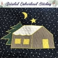 thumbnail image 2 of Cozy Line Home Fashions Christmas Night 3-Piece Cotton Quilt Bedding Set, King, 2 of 8