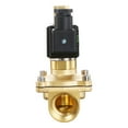 thumbnail image 2 of U.S. Solid Electric Solenoid Valve Semi-direct Lift VITON Seal Normally Open AC 110V Brass 1 inch, 2 of 6
