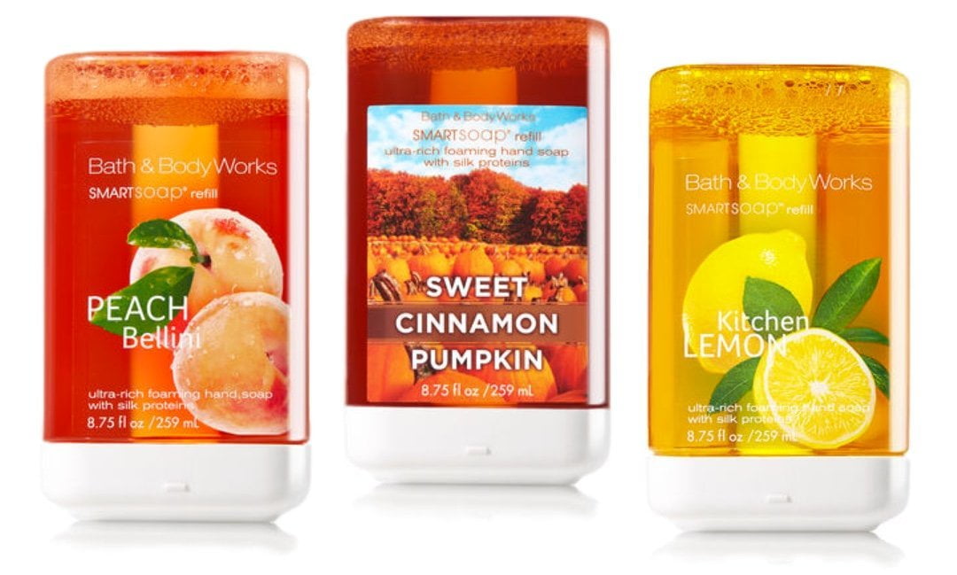 Bath and Body Works Smart Soap Refills SmartSoap Trio ( Kitchen Lemon + Sweet Cinnamon Pumpkin