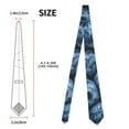 thumbnail image 4 of Uemuo Fresh Blueberries Pattern Men's Necktie Classic Silk Tie Woven Jacquard Neck Ties Business Necktie Gift for Men, 4 of 9