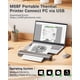 thumbnail image 3 of Impresora portátil Phomemo M08F sin tinta Bluetooth gris con funda, 3 of 9