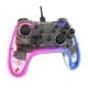 thumbnail image 4 of Wired Controller for PC Transparent RGB Gamepad Controller For /PS3 Switch/PC/Steam Vibration,6-Axis Gyro and Turbo Function - (Color: Black), 4 of 5
