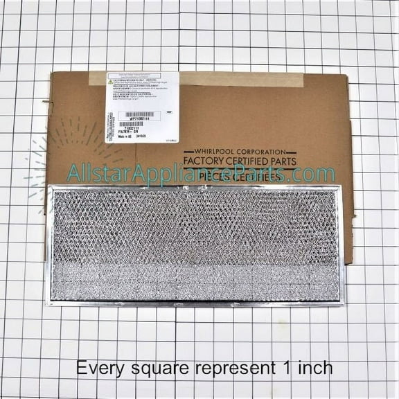 Whirlpool Range/Stove/Oven Grease Filter WP71002111