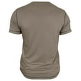 thumbnail image 6 of Afdoent Mens T-Shirt Solid Color Button Open Neck Pocket Male Casual Loose Trend Business Short Sleeve T Shirt Fashion Tee Shirts, 6 of 7