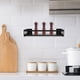 thumbnail image 2 of Estante de pared para especias, organizador, estante de especias, estante de especias montado en la pared para cocina, 2 of 3