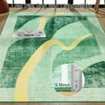 thumbnail image 5 of Ultrug Abstract Area Rug Soft Rugs Non-Slip Indoor Carpet for Bedroom Living Room Home Decor,5'x8',Green, 5 of 7