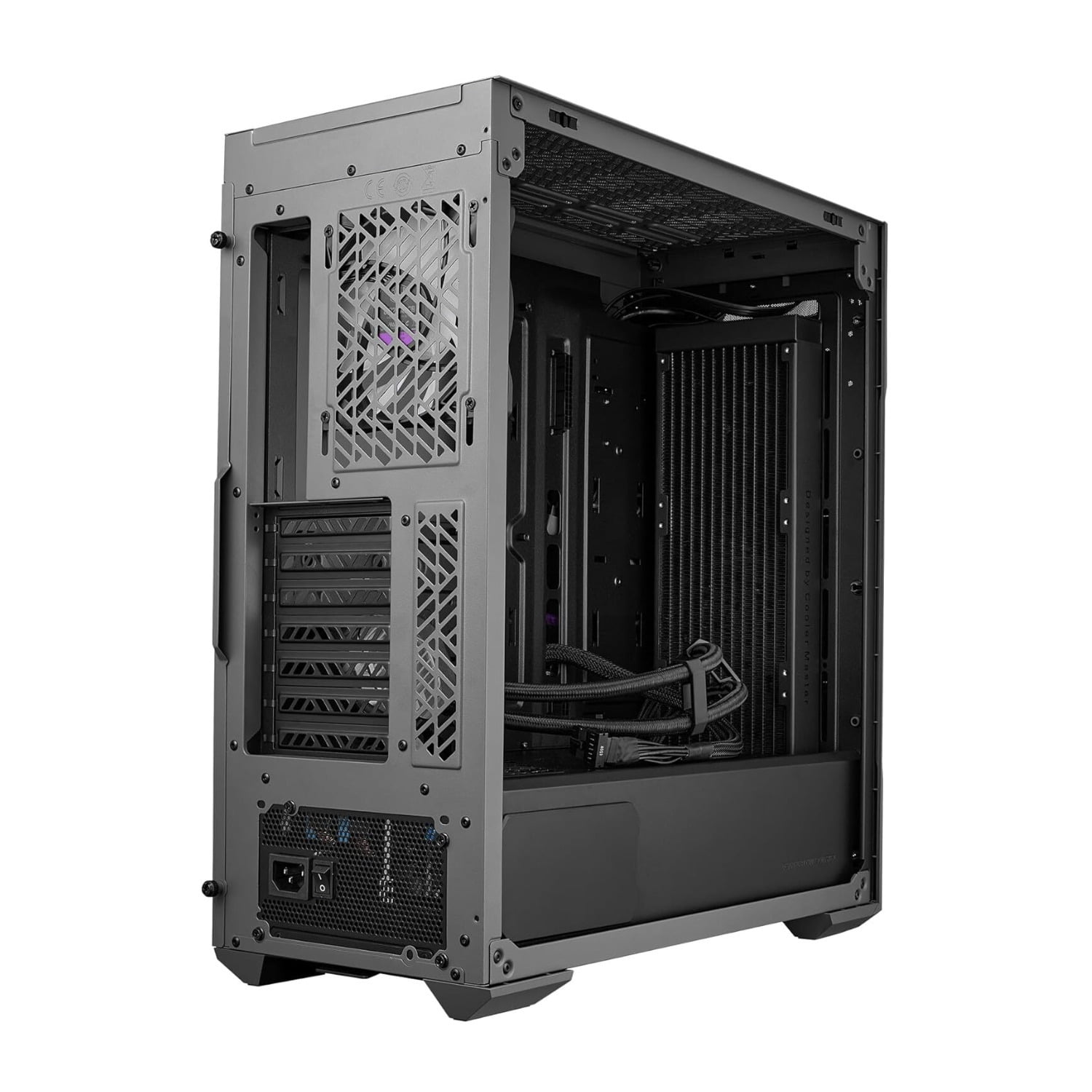 Cooler Master TD500 MAX ATX Mid-Tower Case, Custom Atmos 360 MAX AIO, GX II Gold 850W ATX 3.0 PSU, Mobius 120P ARGB PWM Fan, Type C, Two-Stage Power Connector, Pre-Routed Cable Management