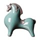 thumbnail image 4 of Estatua de caballo Escultura de cerámica Centro de mesa Artesanía fina Arte Artesanía Creativa 105 cm x 55 cm x 11 cm, 4 of 9