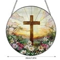 thumbnail image 2 of Easter Decor, Easter Decorations Outdoor Window Hanging Ornaments Acrylic Colorful Window Hanging Decorations Home Wall Decor for Indoor Outdoor, Easter Decorations for Home(7.87"), 2 of 6