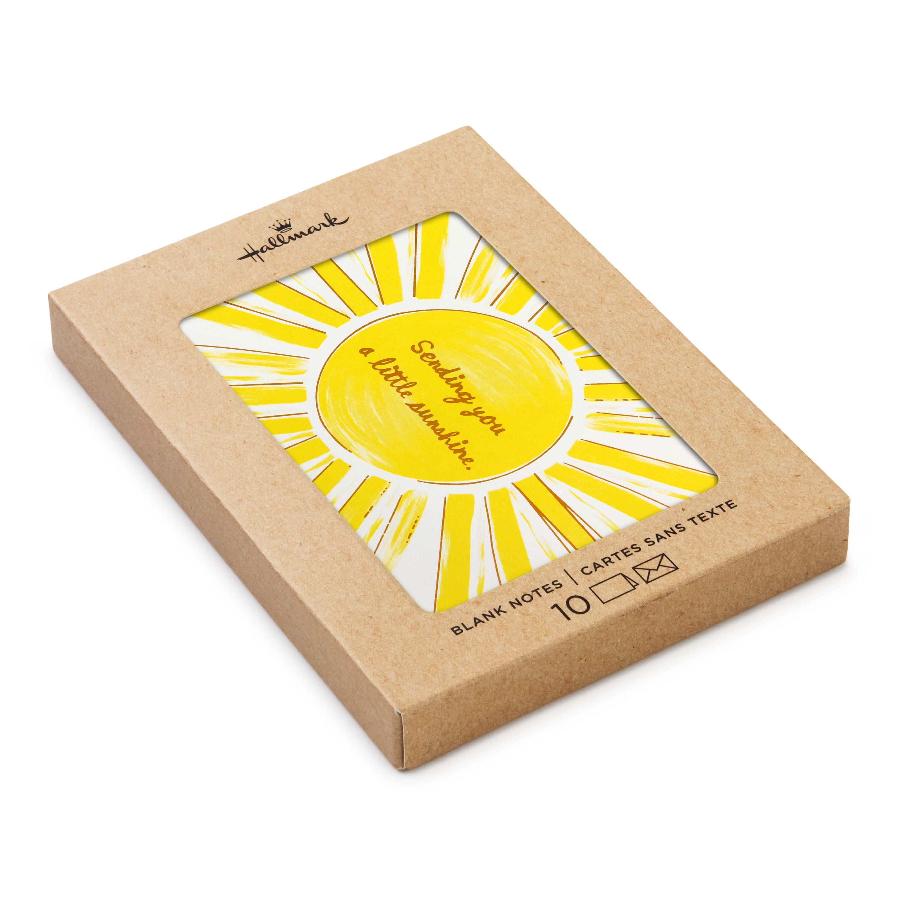 Hallmark Blank Notes (A Little Sunshine), 10 Count