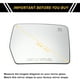 thumbnail image 2 of Reemplazo de vidrio de espejo lateral derecho de 1 pieza Unique Bargains para Ford F-150 2004-2010 con placa de respaldo blanca, 2 of 6