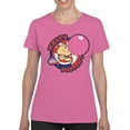thumbnail image 2 of Officially Licensed Dubble Bubble What's Poppin' Vintage Gum Cartoon Women's T-shirt, 2 of 3
