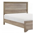 thumbnail image 5 of Full Size Premium Melamine Board Wooden Bedframe with Natural Finish for Bedroom (No Box Spring Needed), 5 of 6
