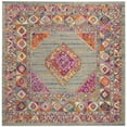 thumbnail image 4 of SAFAVIEH Madison Emmet Traditional Runner Rug, Light Grey/Fuchsia, 2'3" x 6', 4 of 9