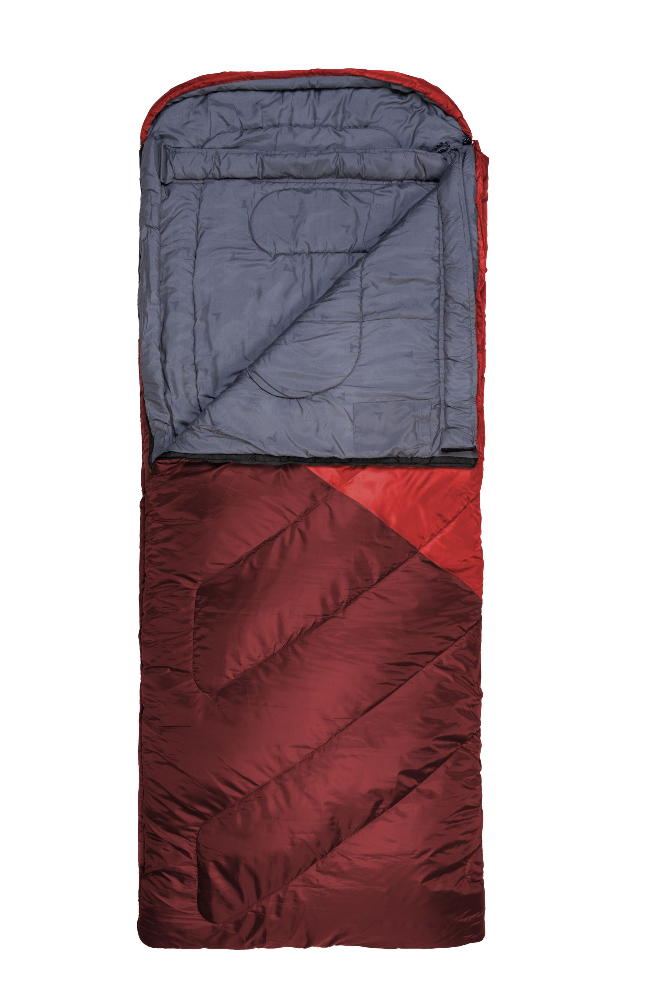 Teton Celsius XL 0°F Sleeping Bag – Cold‑Weather Oversized Sleeping Bag with Mummy Hood, Draft Tubes & Compression Sack, Fits Adults up to 6'6" – Ruby Red