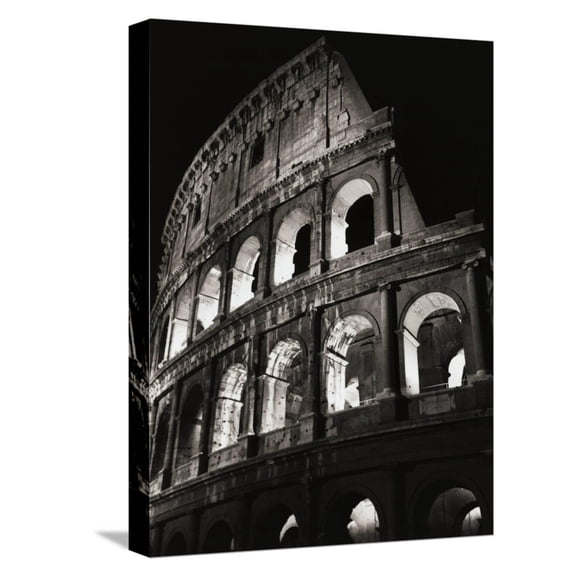 Art.com Colosseum Archways Stretched Canvas Print Wall Art by Bettmann, 12" x 16"