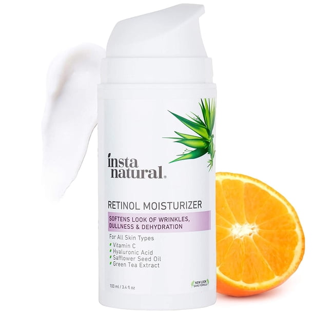 Crema Facial de Noche InstaNatural Antienvejecimiento Hidratante con Retinol para Mujeres y Hombres 3.4 Oz InstaNatural IN-84551443