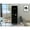 Black, variant on L Bar Cabinet | Four Interior Shelves and Cubbies for Wine | Particle Board Main Component | Resolves Storage in Tight Spaces
