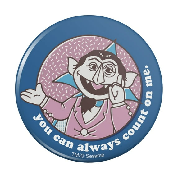 Sesame Street You Can Count on Me Pinback Button Pin