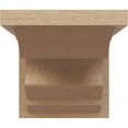 thumbnail image 2 of 5"W x 5"D x 5"H Wide Sheridan Rough Cedar Woodgrain TimberThane Corbel, Primed Tan, 2 of 6