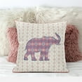 thumbnail image 4 of Elephant Silhouette Duo Indoor/Outdoor Pillow with Removable Cover in Off-White Pink Blue20x20, 4 of 4