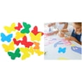 thumbnail image 2 of Pegatinas de espuma para aprender a usar como adornos de juguetes educativos para álbumes de recortes. 20 piezas mariposa, 2 of 6