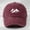 Burgundy, variant on Interesting baseball cap, mountain print, outdoor men's casual sports, breathable duckbill cap, washed retro sun hat