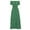 Green, variant on DeHolifer Dresses for Women Ruffle Off Shoulder Long Sleeve Elastic Waist Dress Flowy Casual Swing Long Dresses Navy S