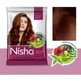 thumbnail image 3 of Nisha Pack 10 Teinture Permanente pour Cheveux Bruns à Base de Henna Naturel, Rouge Bourgogne, 0.53 oz Chaque Pack, 3 of 6