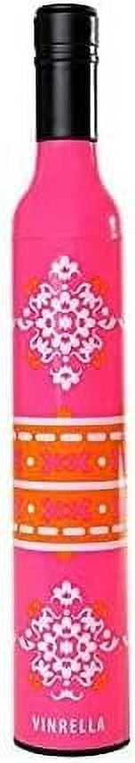 Vinrella 142-B Wine Bottle Umbrella Boho Pink