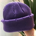 thumbnail image 5 of COCOpeaunt Hole Style Winter Hats for Woman Man New Beanies Knitted Solid Girls Autumn Female Beanie Caps Warmer Bonnet Casual Cap, 5 of 6