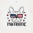 thumbnail image 4 of Inktastic Pawtriotic with French Bulldog  in American Flag Sunglasses Boys or Girls Baby T-Shirt, 4 of 5