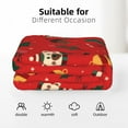 thumbnail image 6 of XMXT Flannel Warm Throw Blanket, Christmas Tree Bear Bells Bedroom Decor Blankets for Bed Couch Living Room, 50 x 70 inches, 6 of 9