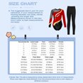 thumbnail image 6 of Doomiva Kids Girls Sparkle Long Sleeve Ballet Dance Gymnastics Leotard Bodysuit Unitard with Leggings Trousers Set Red&Black 16, 6 of 6