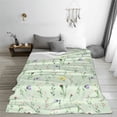 thumbnail image 5 of Salouo Wildflower Watercolor 5 Print Bed Blankets,Flannel Blanket Comfortable Air Conditioning Blanket Lightweight Blanket for Sofa Bed Travel & Couch -50"x40", 5 of 8