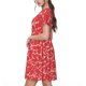 thumbnail image 2 of Balery Beef2 Vestidos sueltos de manga corta para mujer, vestidos de verano 2025, vestidos casuales de corte A con vuelo., 2 of 6