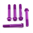 thumbnail image 6 of Aluminum Flanged Hex Head Bolt M10x(1.25mm)x65mm Race Spec Etched Pack x5, 6 of 6