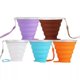 thumbnail image 1 of RV Taza plegable, taza de viaje, taza plegable de silicona para alimentos de 270 ml, taza de café portátil para senderismo, camping, deportes al aire libre, sin BPA, caliente con tapa oso de fresa Electrónica, 1 of 5