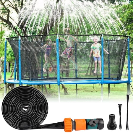 Trampoline Sprinklers for Kids, 12m Water Park Outdoor Sprinklers ...