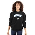 thumbnail image 3 of US Air Force USAF Wing Emblem Unisex Plus Size Sweatshirt Brisco Brands 2X, 3 of 5