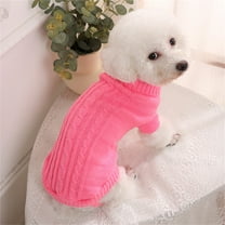Pet Sweatshirt, Comfortable Cotton Blend Dog Shirt with Trendy Design, Everyday Wear for Puppies to Stay Warm & Stylish Pink 8