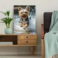 thumbnail image 5 of Yorkshire Terrier Dog Canvas Print/Wall Art，Suitable for Living Room， Bedroom， Bathroom， Kitchen， and Office Decoration., 5 of 8