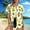 Yellow, variant on ZZwxWA Hawaiian Shirts for Women Soft Cool Summer Hawaii Shirts Floral Tropic Print V Neck T-Shirt Short Sleeve Button Up Tops 2025