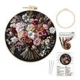 thumbnail image 1 of TIELUTT Complete Embroidery for Beginners with Patterns Needles and Threads DIY Hand Knitting Yarn Diy Knitted Bag Knitting compatible with Machines 48 Needle Knitting Books Circular Knitting Needles, 1 of 6