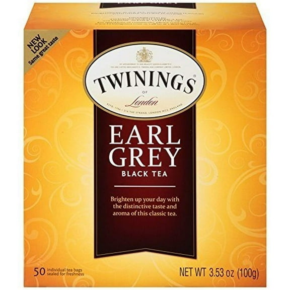 Twinings Earl Grey Black Tea, 50 ct