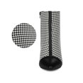 thumbnail image 6 of BLISSFUL STEP Women's Ankle Boots Pointed Toe Stiletto Heels Houndstooth Plaid Zip-Up Boots Black Houndstooth 10, 6 of 7