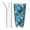 Straw Three-piece Set, variant on Rateoe snow board blue Printed Car Guy Gifts for Men Women Tumbler - 20oz/590ml Vacuum Insulated Stainless Steel Travel Tumbler Cups with Lid & Straw-Straw Two-piece Set