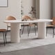 thumbnail image 1 of Design Nordic Dining Table Luxury Simple Oval Slate Coffee Tables White Modern Mesa Comedor Meuble Kitchen Furniture YX50CZ My Lux Decor Round, 1 of 6