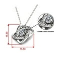 thumbnail image 6 of amangny Cute Wife Gifts, My Wife is an Awesome Driver, Holiday Love Knot Silver Necklace for Wife, 6 of 6