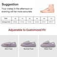 thumbnail image 5 of LongBay Women's Diabetic Adjustable Slippers Comfy Cozy Furry Memory Foam House Shoes for Arthritis Edema., 5 of 7